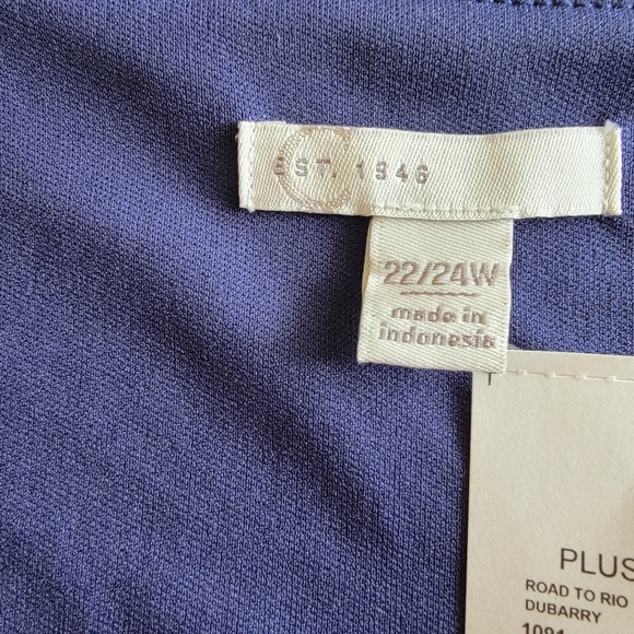 CATO Multicolored Maxi Dress, size 22/24 - Picture 6 of 6